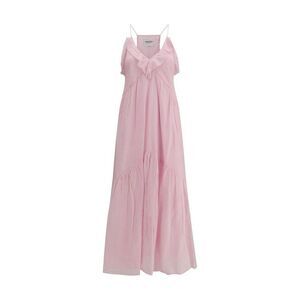 Marant Etoile Cotton Casual Dress with Design Women Multicolor Dresses